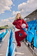  Ardene x Roses FC MADESOFT™ Fleece Hoodie Burgundy
