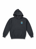 HOODIE EMBLÈME ROSES POUR JEUNES - NOIR