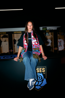 FOULARD ROSES FC «DOUBLE DELIGHT »