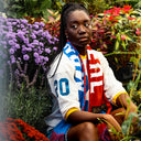 FOULARD ROSES FC «DOUBLE DELIGHT »