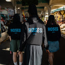 HOODIE EMBLÈME ROSES - UNISEXE