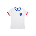 T-SHIRT «RINGER» RÉTRO ROSES