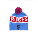 TUQUE «ROSES HERITAGE» BLEUE