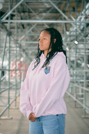 HOODIE EMBLÈME ROSES - UNISEXE