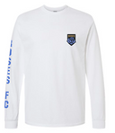 T-SHIRT MANCHES LONGUES EMBLÈME ROSES – UNISEXE